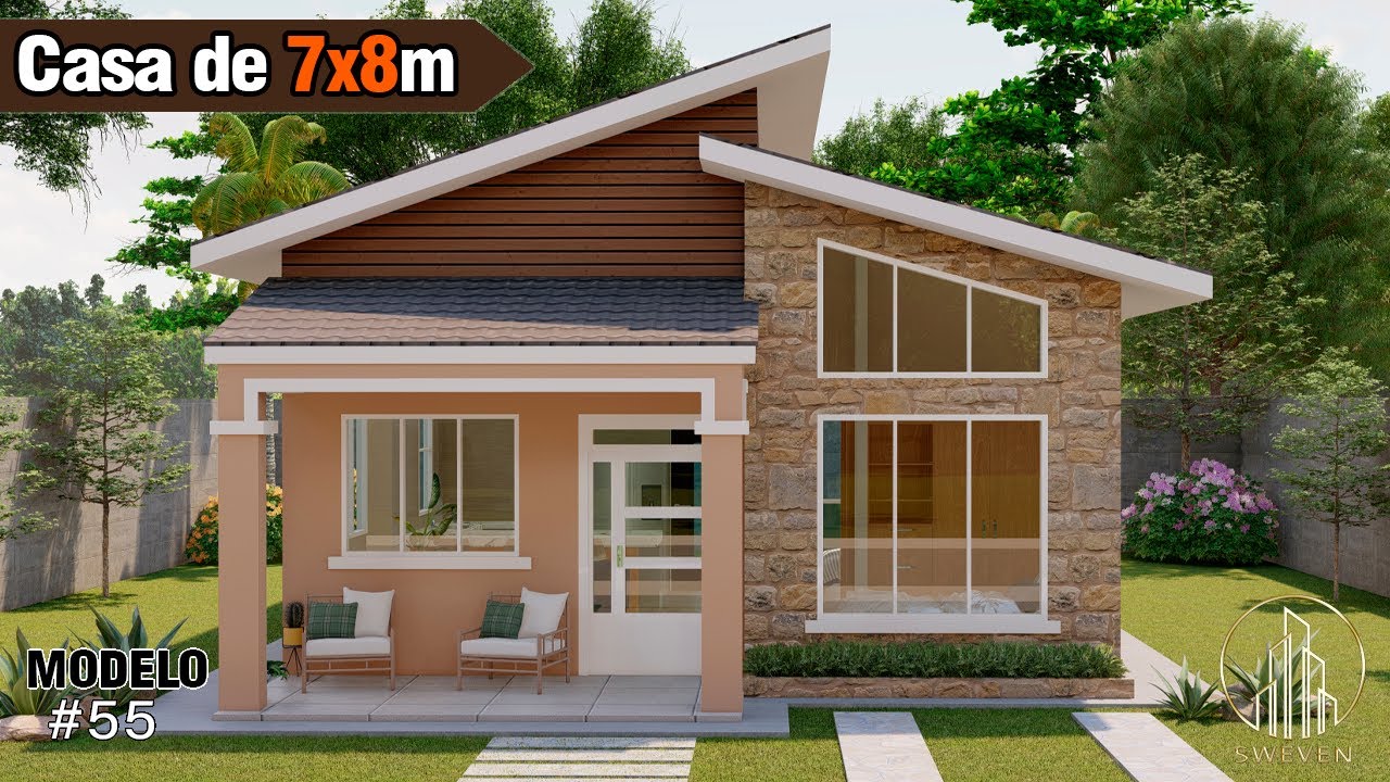 Hermosa casa de 7x8m