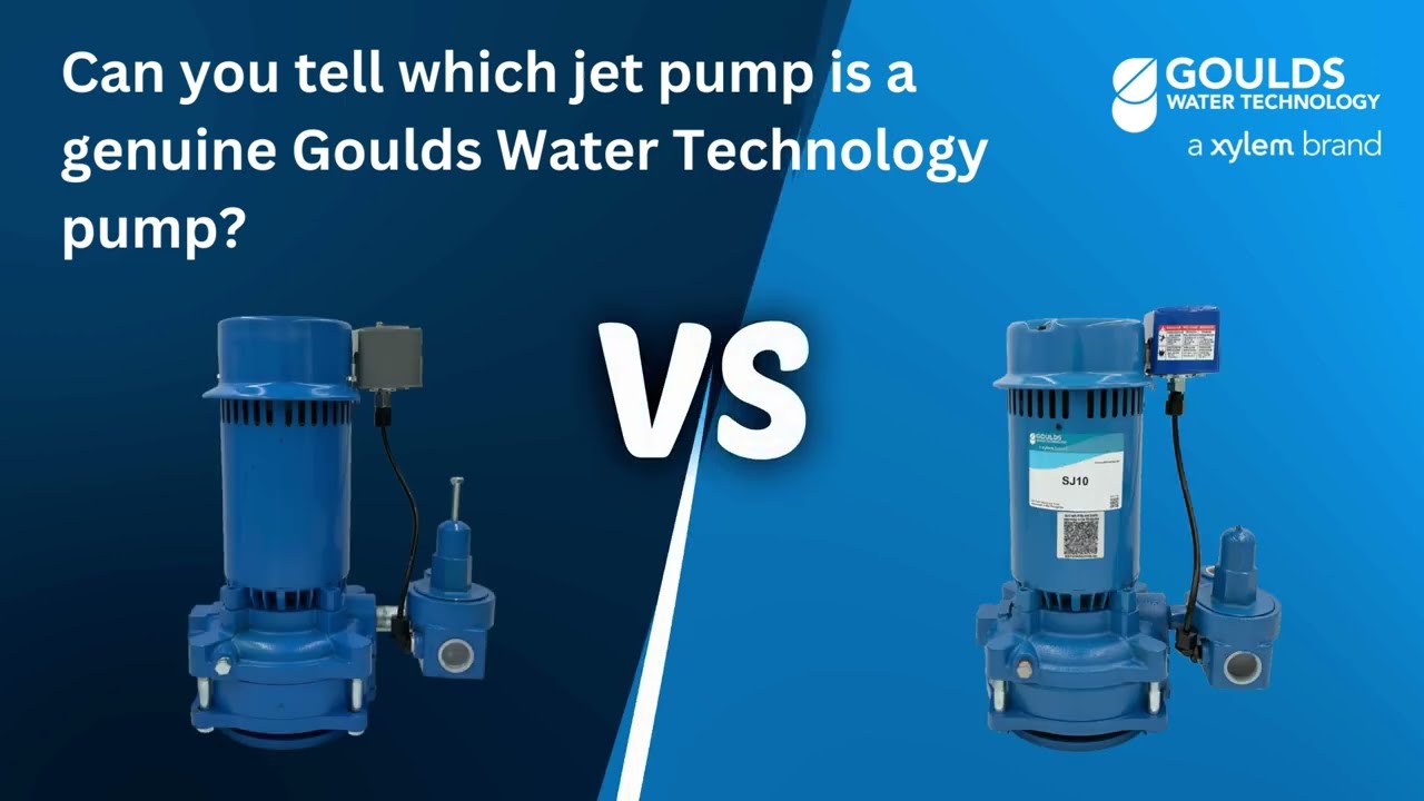 Fake vs Real - Goulds Water Technology Vertical Jet Pump