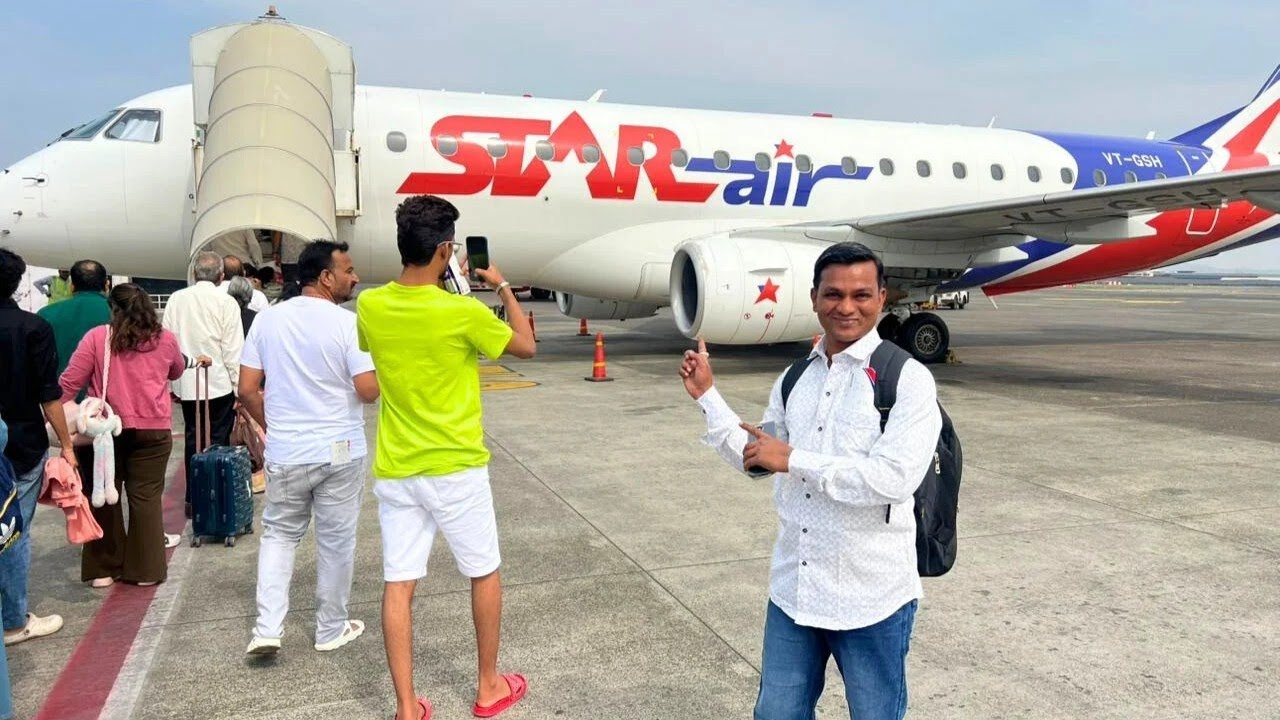 ✈️ माझा पहिला विमान प्रवास | My First Flight | Mumbai To Solapur | STARair | Mumbai Airport