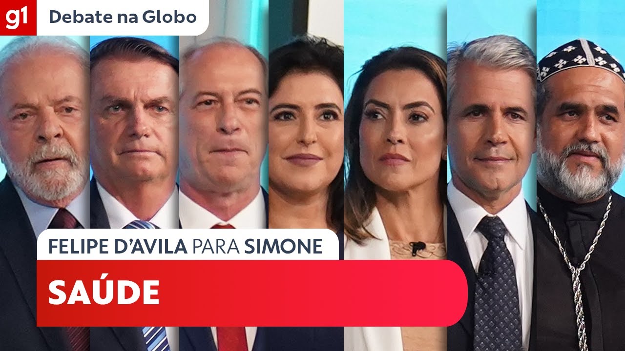 Felipe D'Avila (Novo) pergunta para Simone Tebet (MDB) sobre saúde #DebateNaGlobo