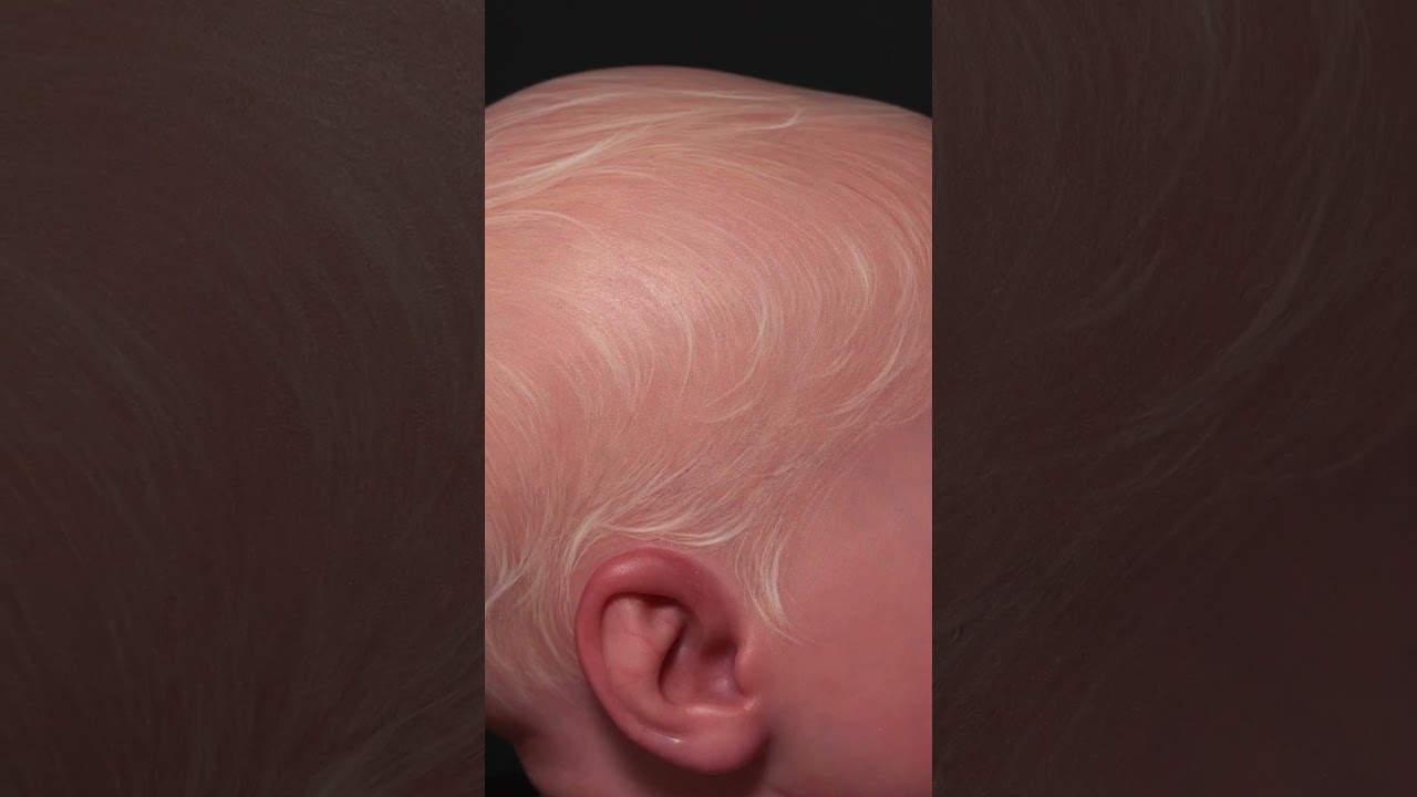 Reborn Gemma's Painted hair