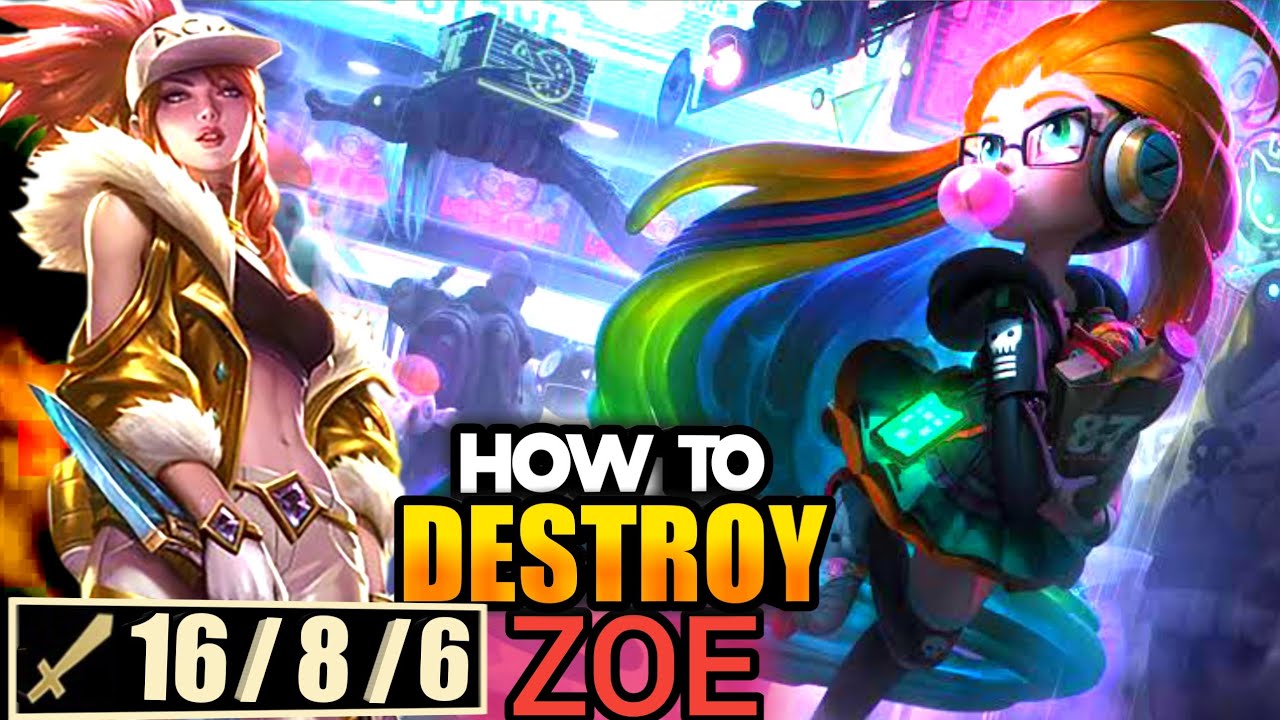 How To Actually Carry as Akali Mid - Akali vs Zoe Full gameplay I Care4Dash