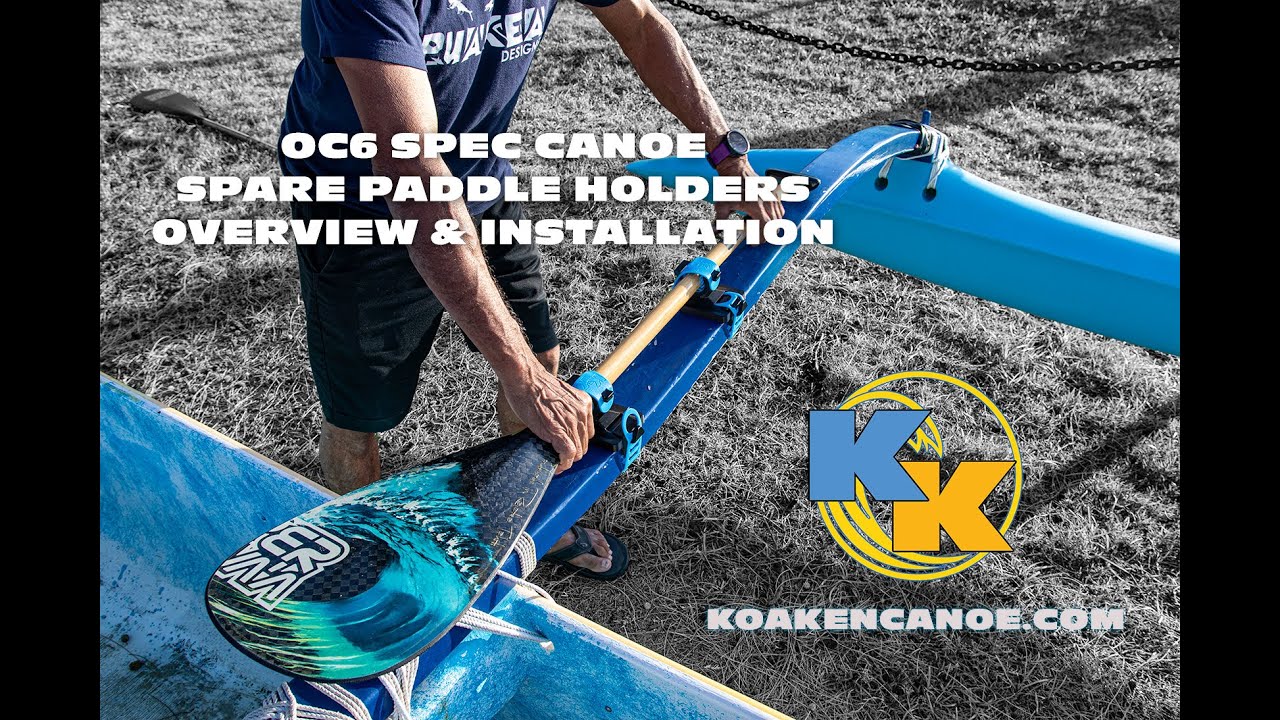 K&K OC6 Spec Canoe Spare Paddle Holders | Installation