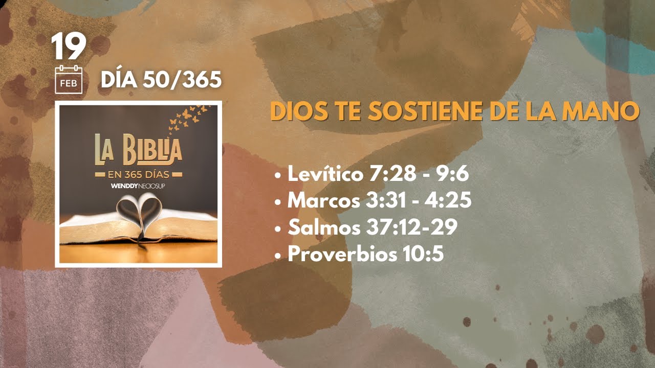 19 Feb - Día 50/365 | Dios te sostiene de la mano 🙌🏼💛
