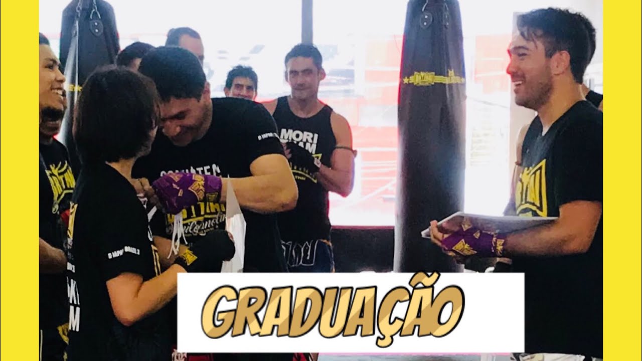 Primeira graduação no Muay Thai - Prajied Branco