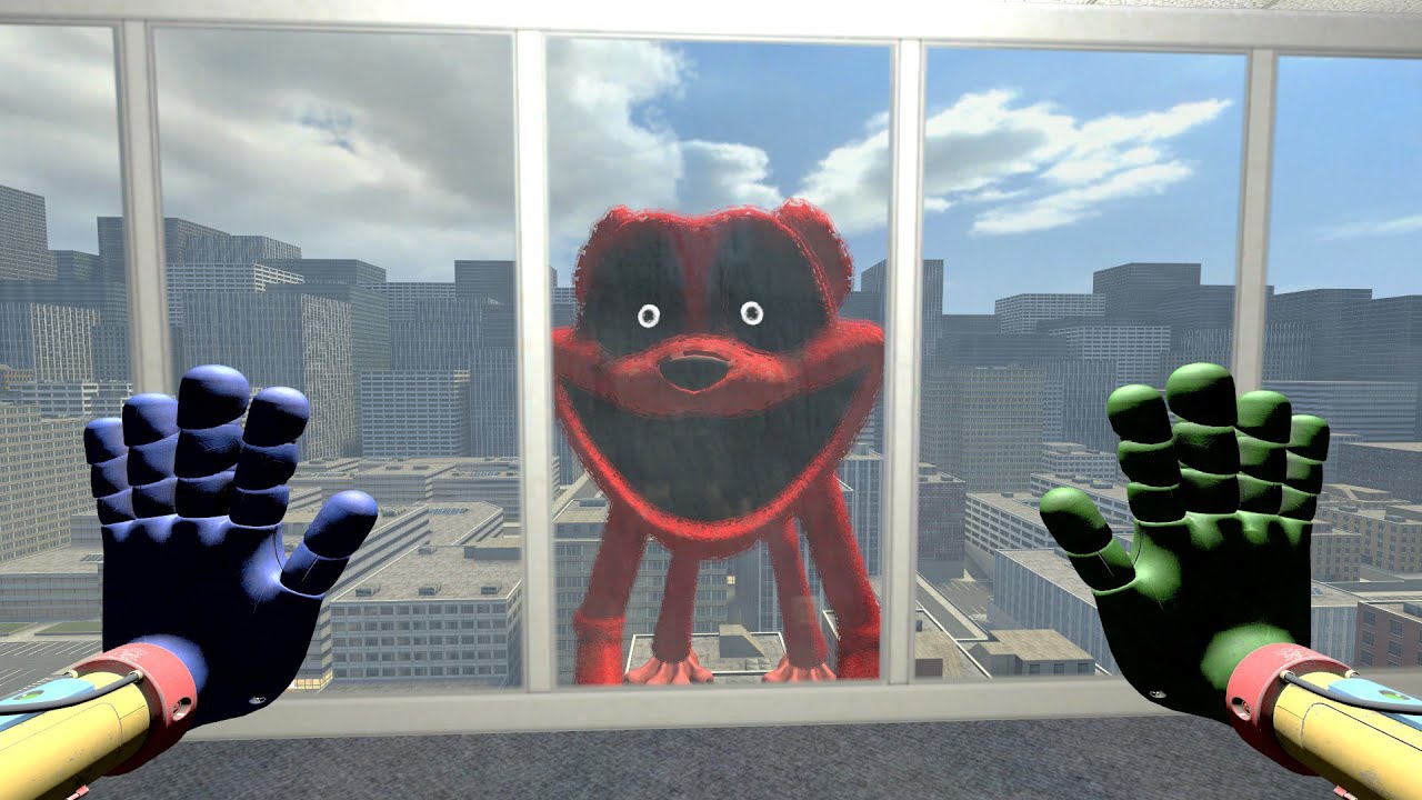 THIS GIANT Bobby BearHug From Poppy PlayTime Attacked Big City in Garry's Mod pt 2