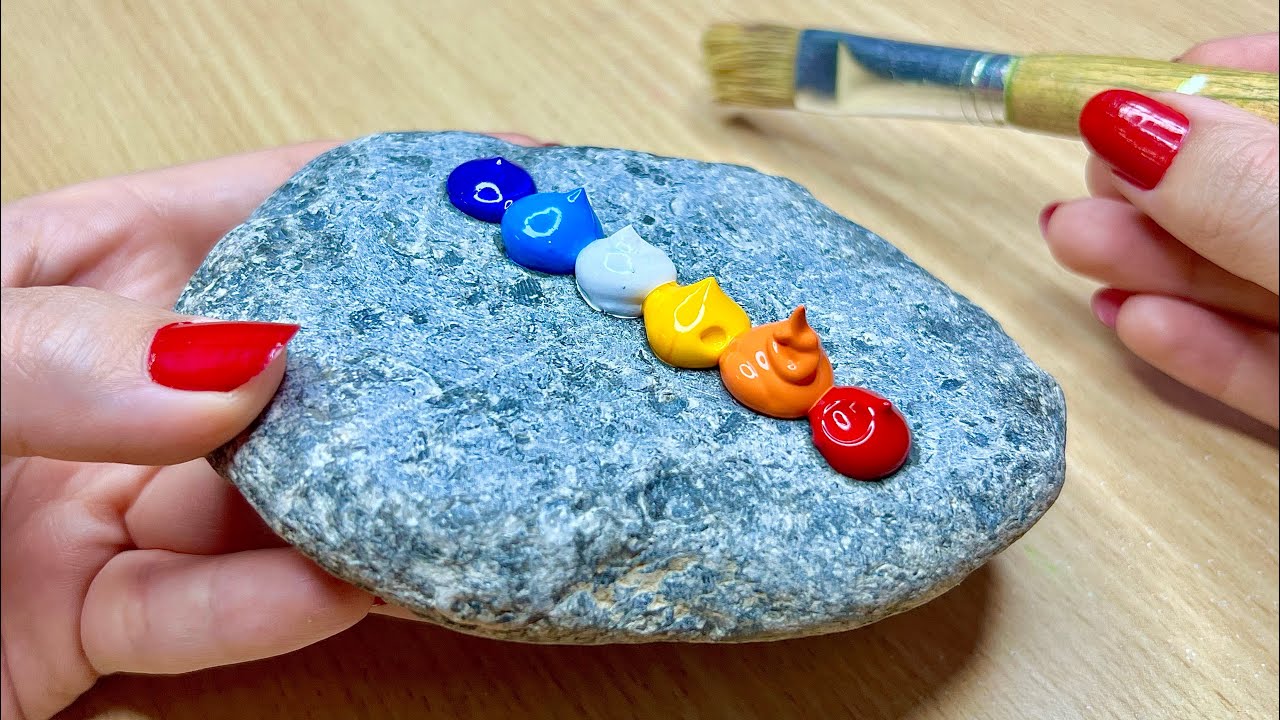 ❤️ Easy Stone Painting | Cute Rock Painting Ideas