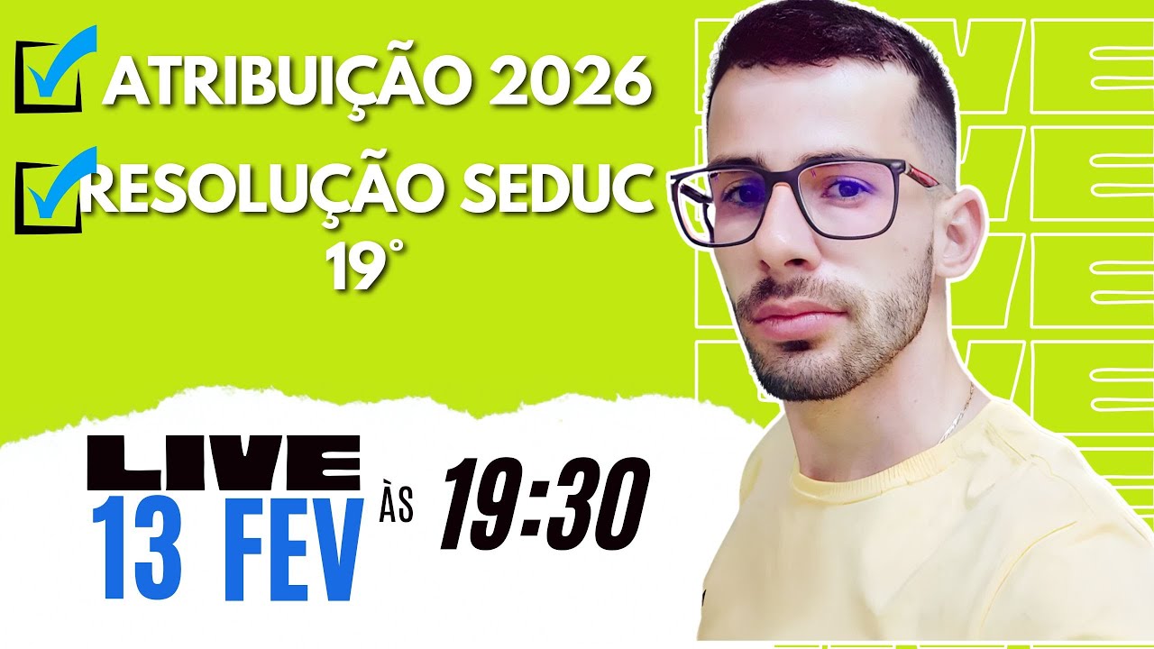 MUDANÇAS NA ATRIBUIÇÃO 2026