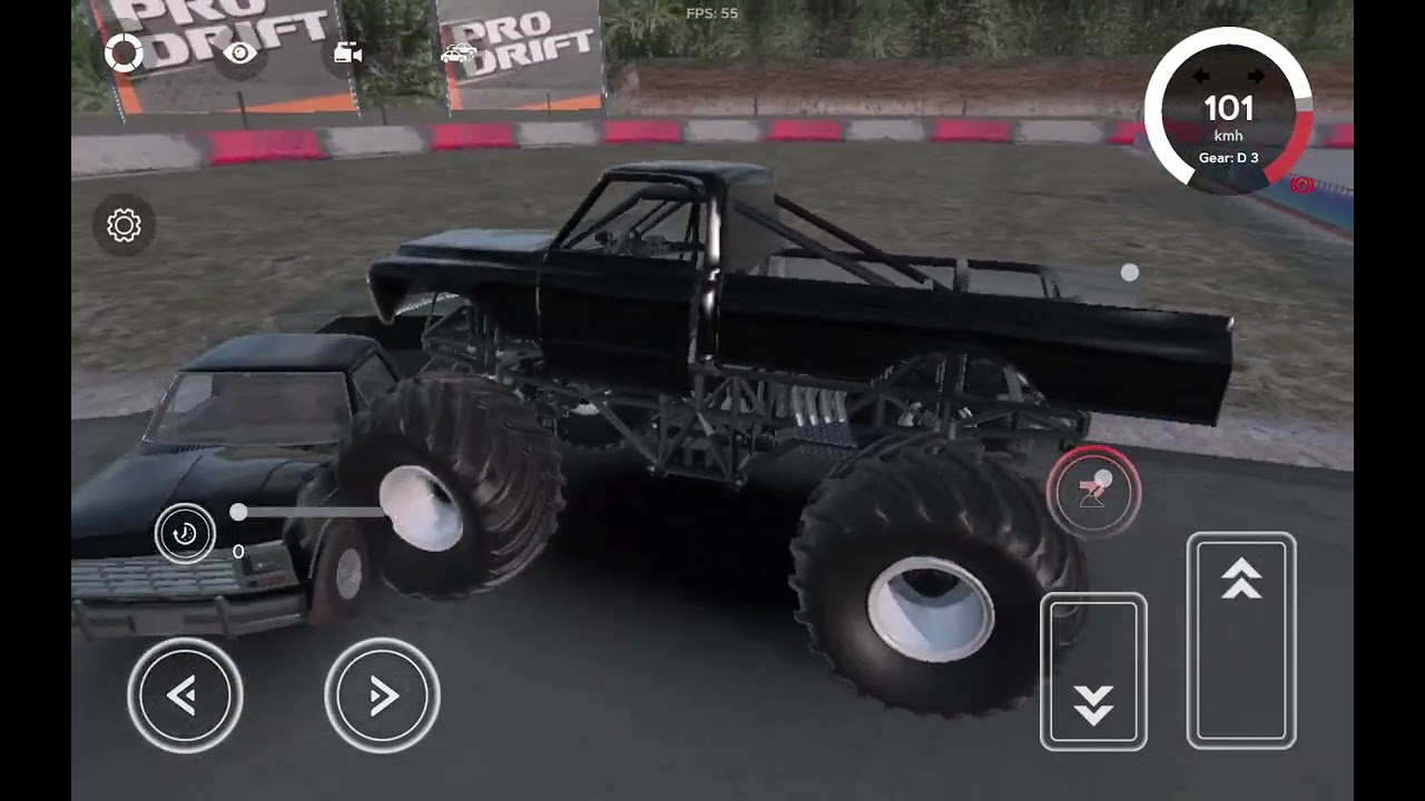 maxwell smashing - pick up truck with monster truck
