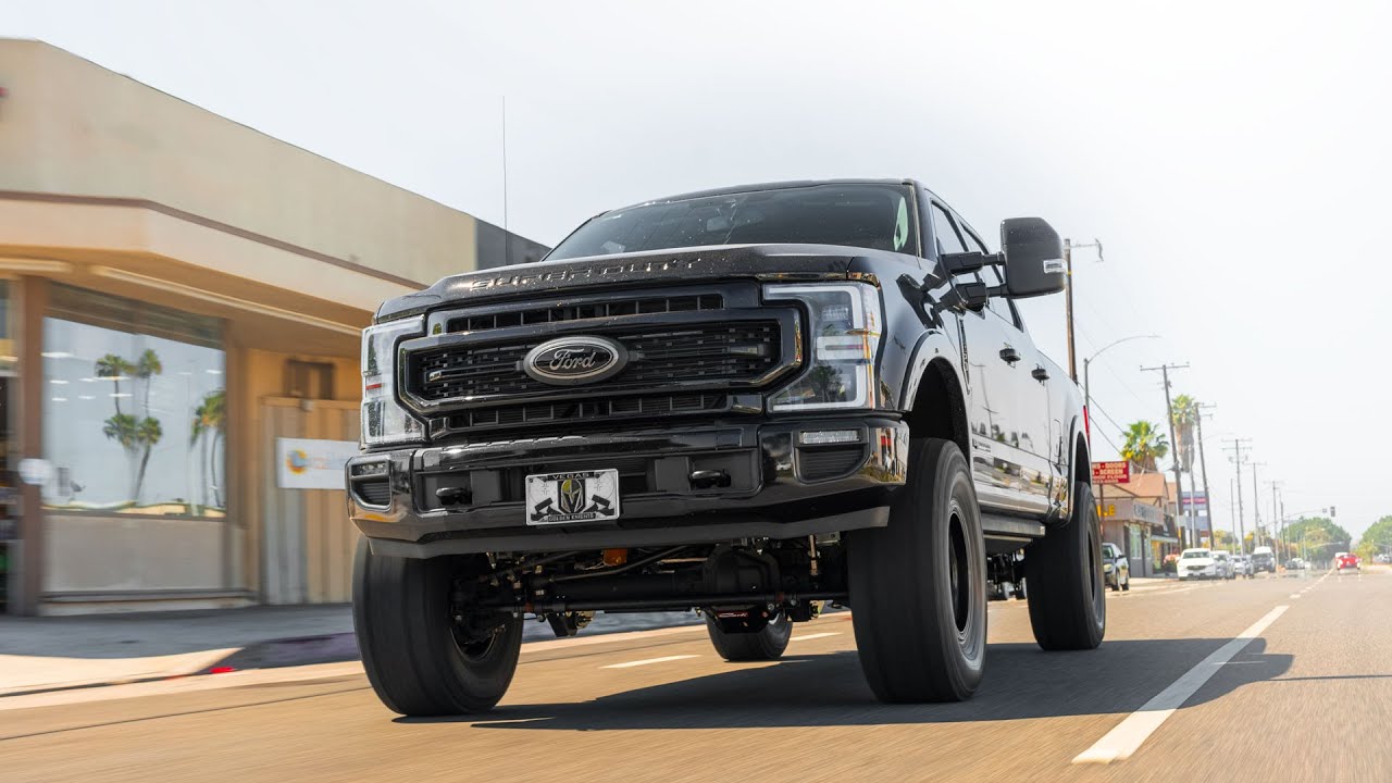 Ford Tremor 6.7 Powerstroke on a Carli 4.5” King Pintop System with Innov8 Wheels (4k)