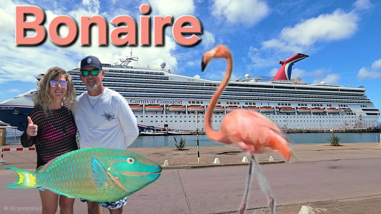 Bonaire Cruise Port Tour, South Island Tour & Snorkeling Diver's Paradise Caribbean Island #Cruising