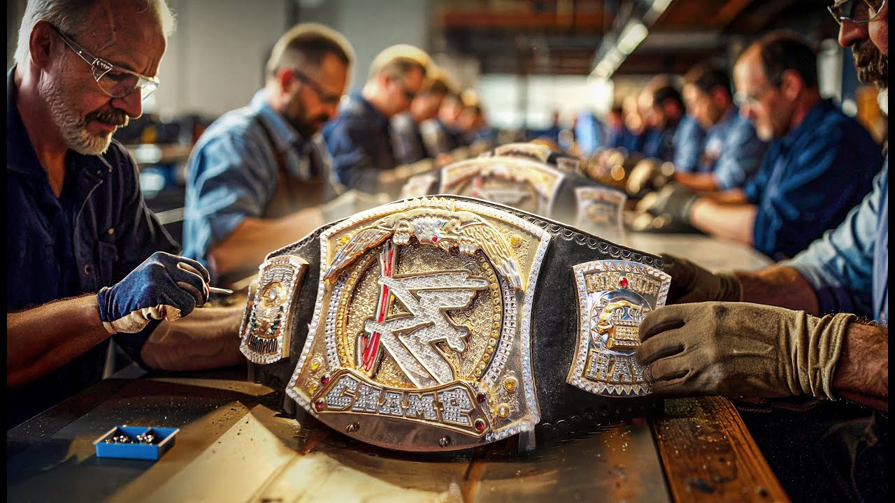 Как на самом деле изготавливаются чемпионские пояса WWE