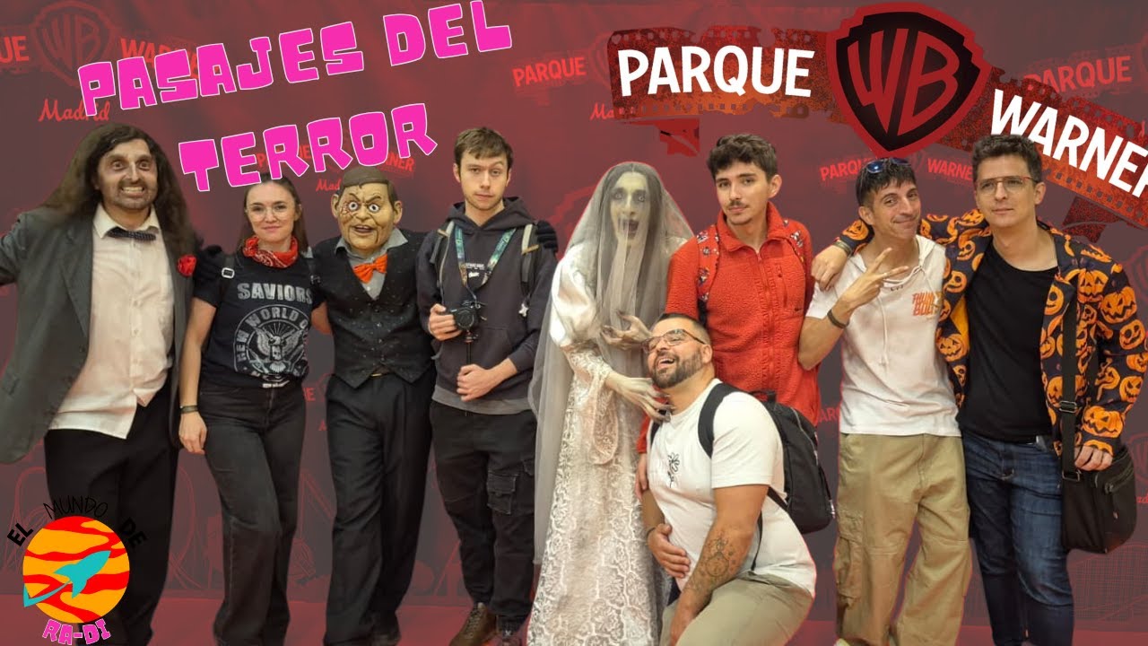  TERRORÍFICAS REACCIONES - HALLOWEEN PARQUE WARNER 2025
