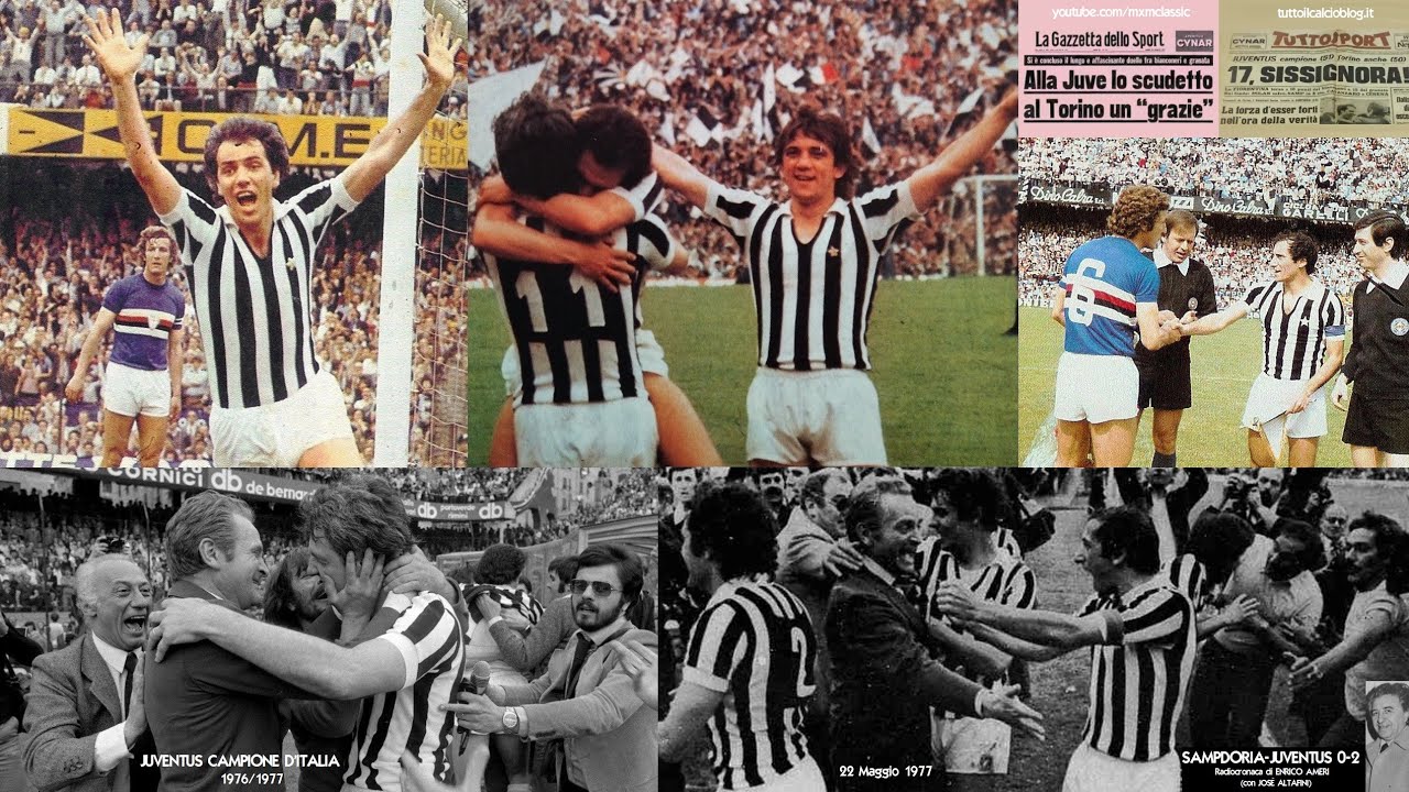 Sampdoria-Juventus 0-2 (22/5/1977) Radiocronaca di Enrico Ameri - Juve Campione d'Italia 1976/1977
