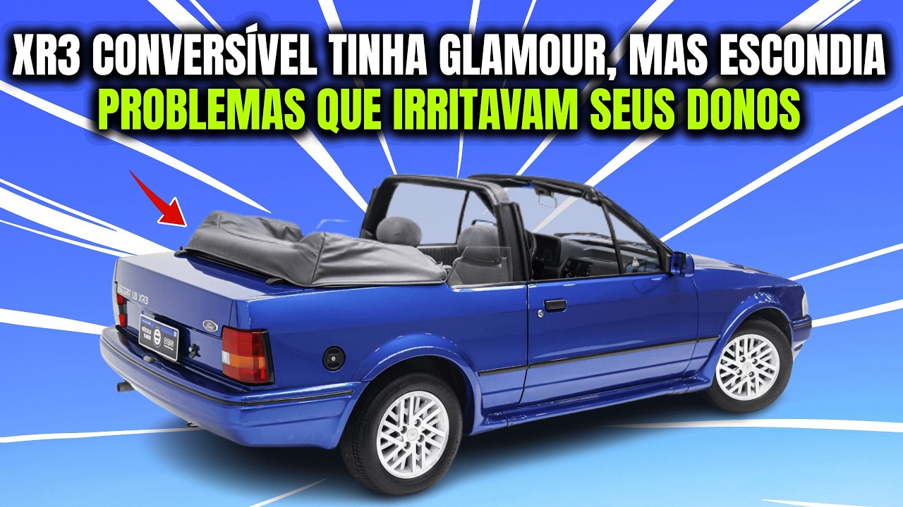 Escort XR3 Conversível: O Símbolo Máximo De Ostentação Nos Anos 80 E 90