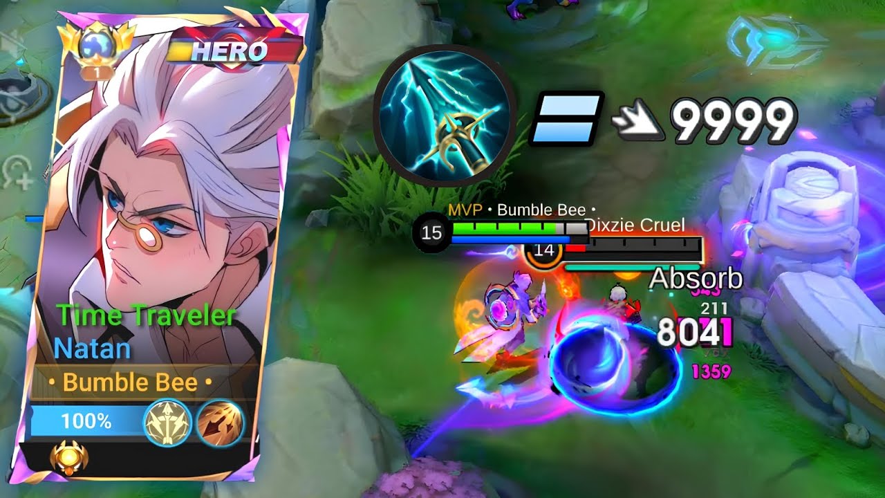 NATAN SETELAH NERF MASIH SAKIT BANGET-BUILD DAN EMBLEM NATAN TERBARU#mlbb #mobilelegends #trending