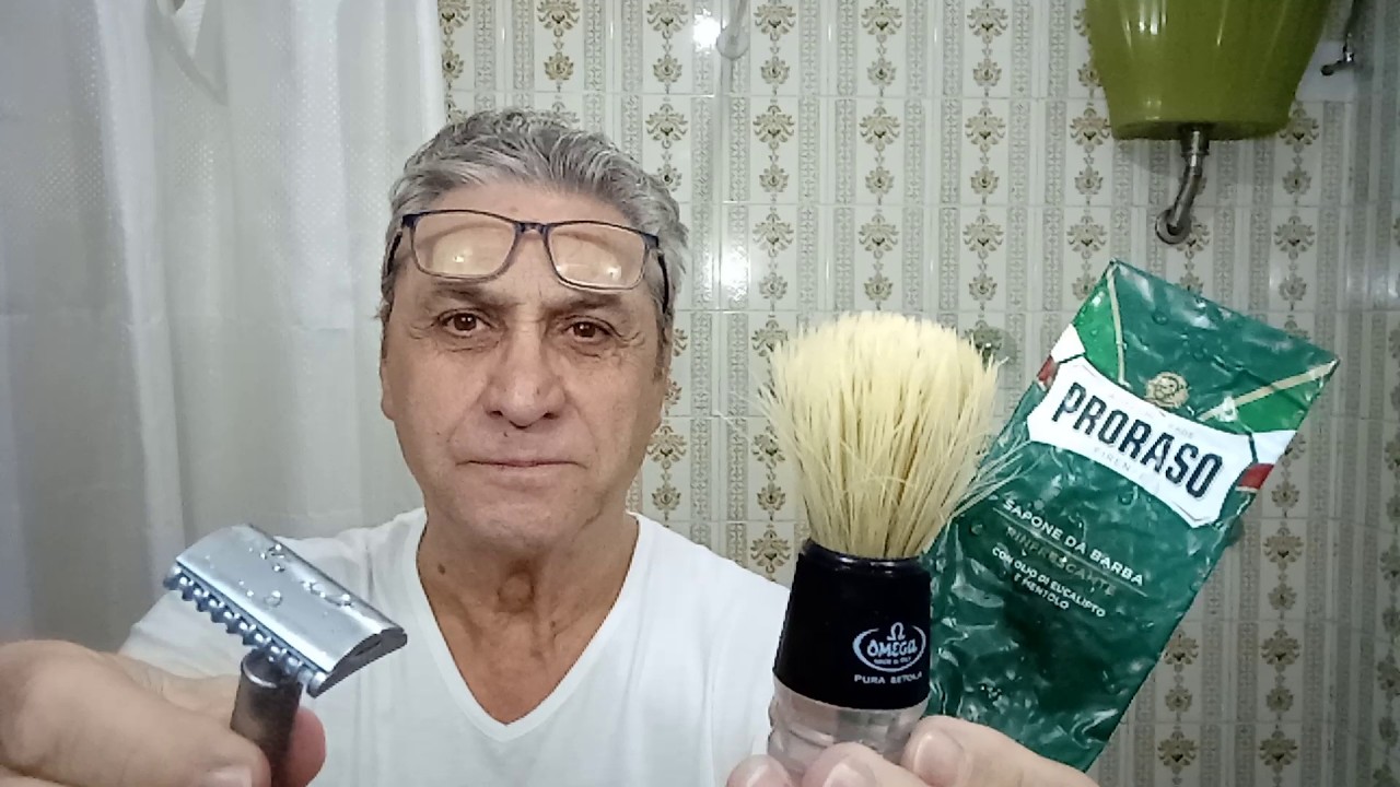 Sbarbata insolita ad alto rischio. Proraso, omega, Muhle r41. #rasaturatradizionale #proraso