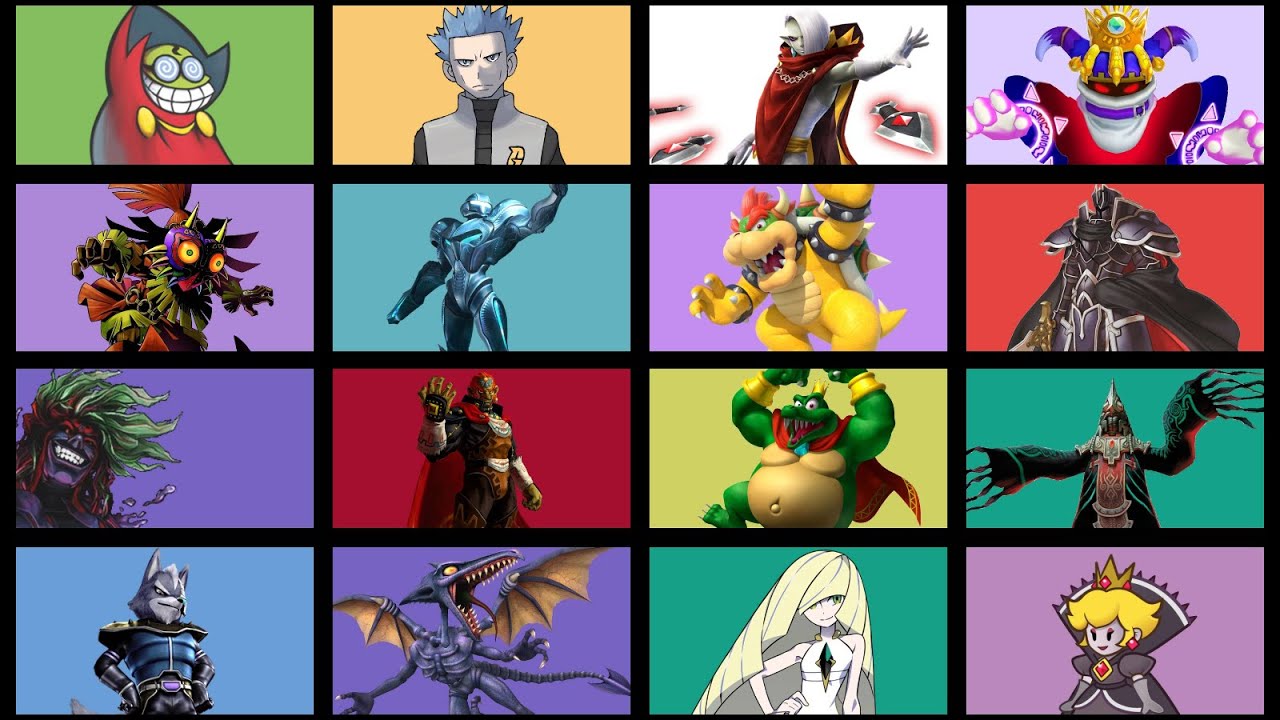 Evil As Can Be - Nintendo villains