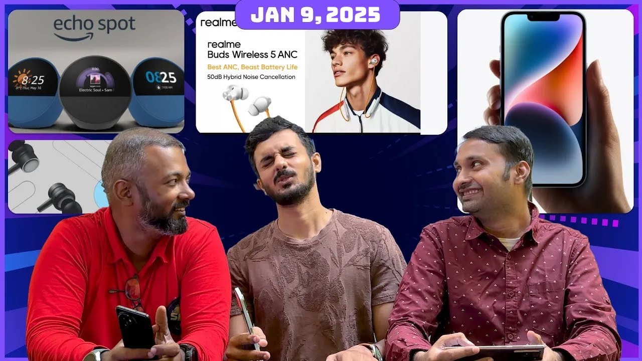 OnePlus 13 overpriced? realme Buds Wireless 5 ANC, Type-C earphones @ 299, New Echo Spot | TVT 1495
