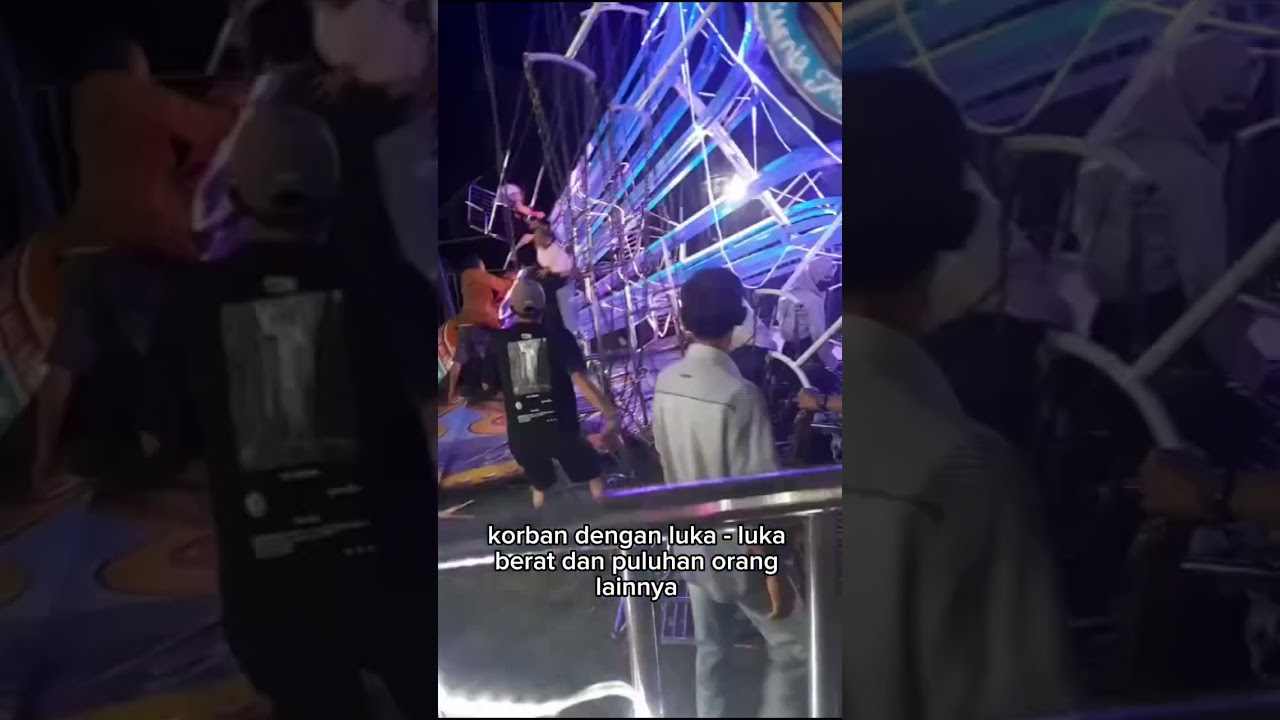 Detik detik ambruknya ontang - anting 😱😱 