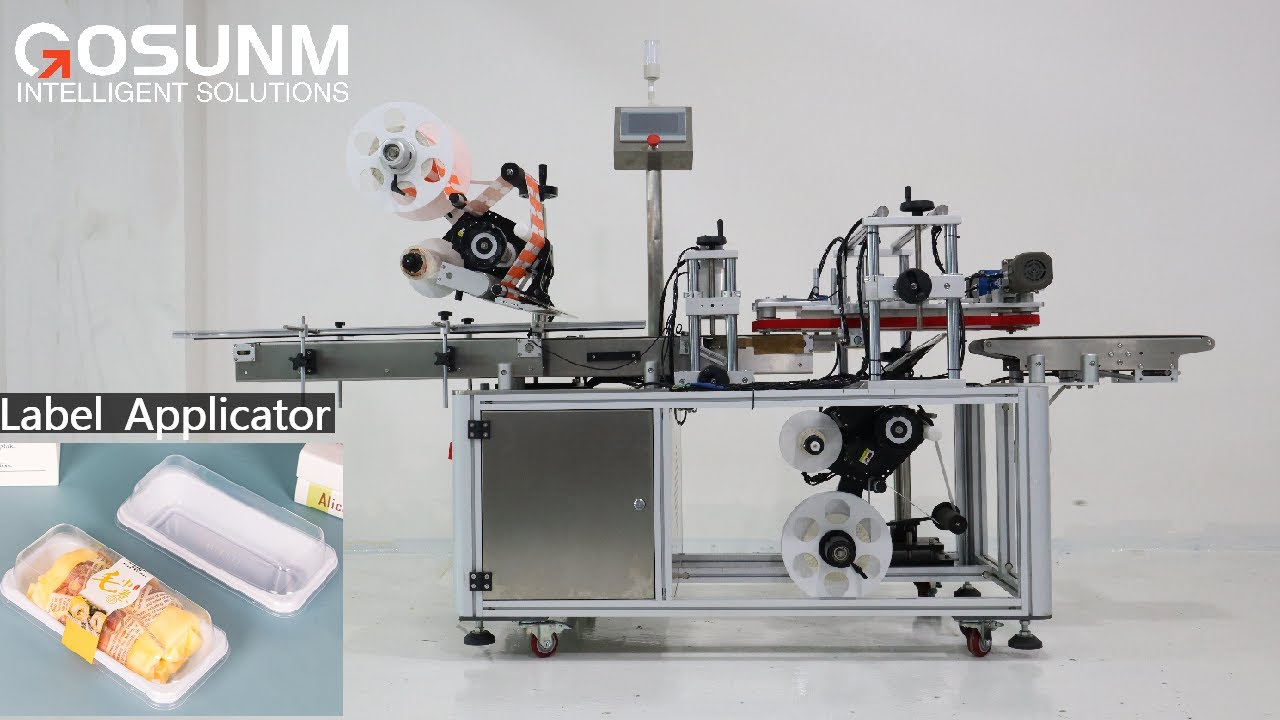 Automatic Labeling Machine with Front & Back, Top & Bottom Label Application | Upper & Lower Labeler