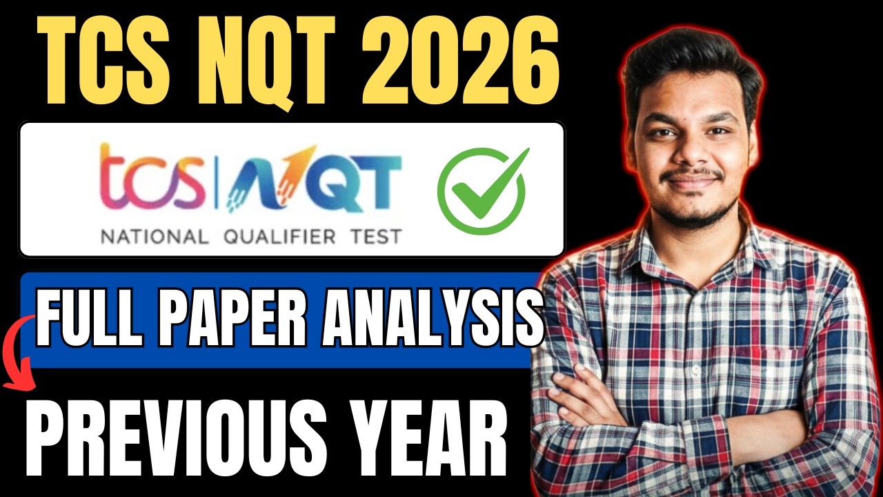 TCS NQT Full Paper Analysis | Previous Year Questions | TCS NQT Previous Year Questions |Preparation