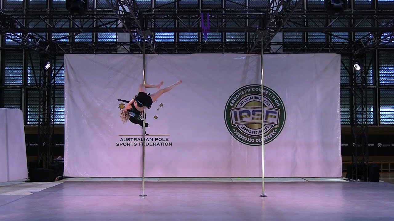 APAC2025 Artistic Pole Semi-Professional Masters 40+ Women Fiona Winfield