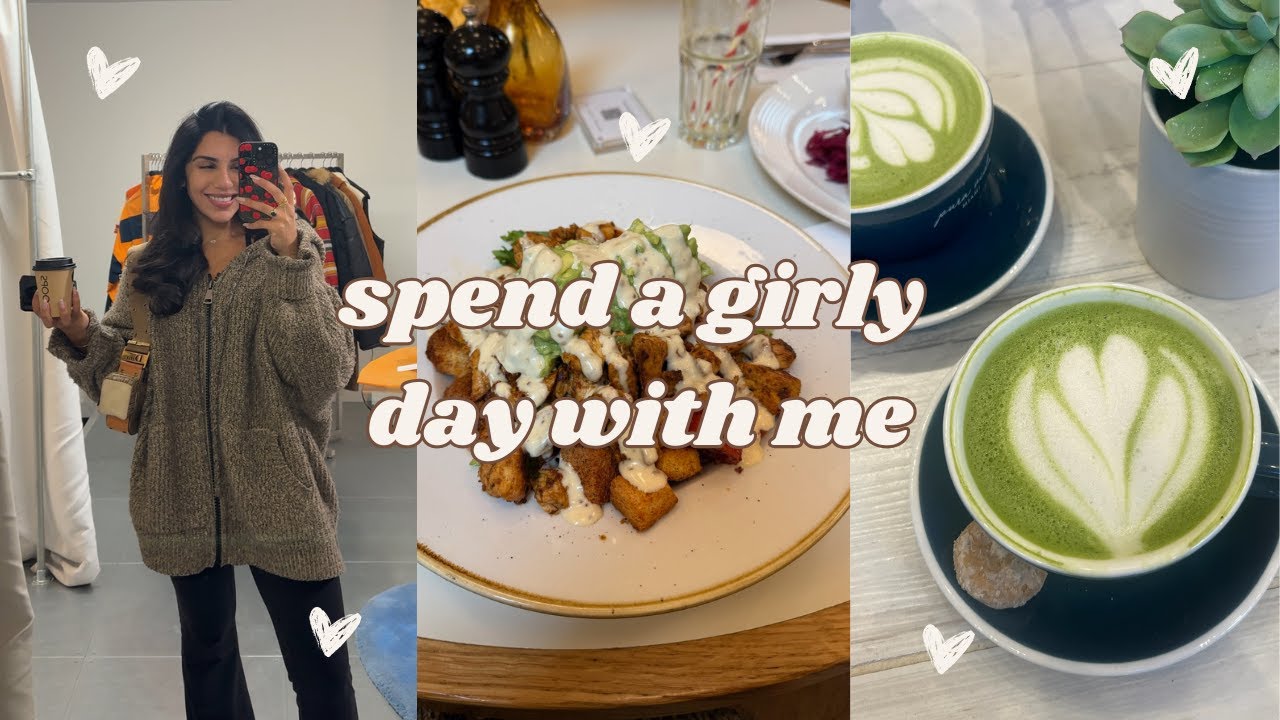 spend a girly day with me | pilates, lunch, hair salon & shopping