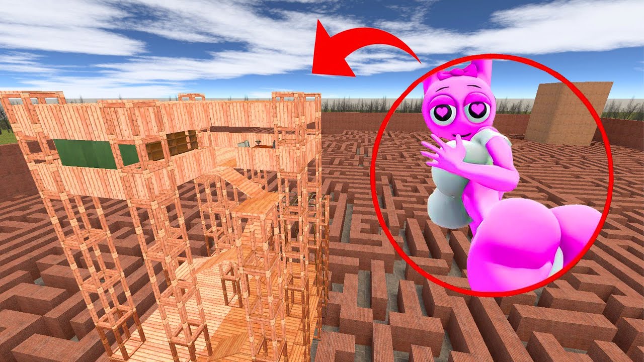 Epic Battle: MISS PINKI SPUNKI VS SCP-096 VS BIG TOWER In Garry’s Mod!