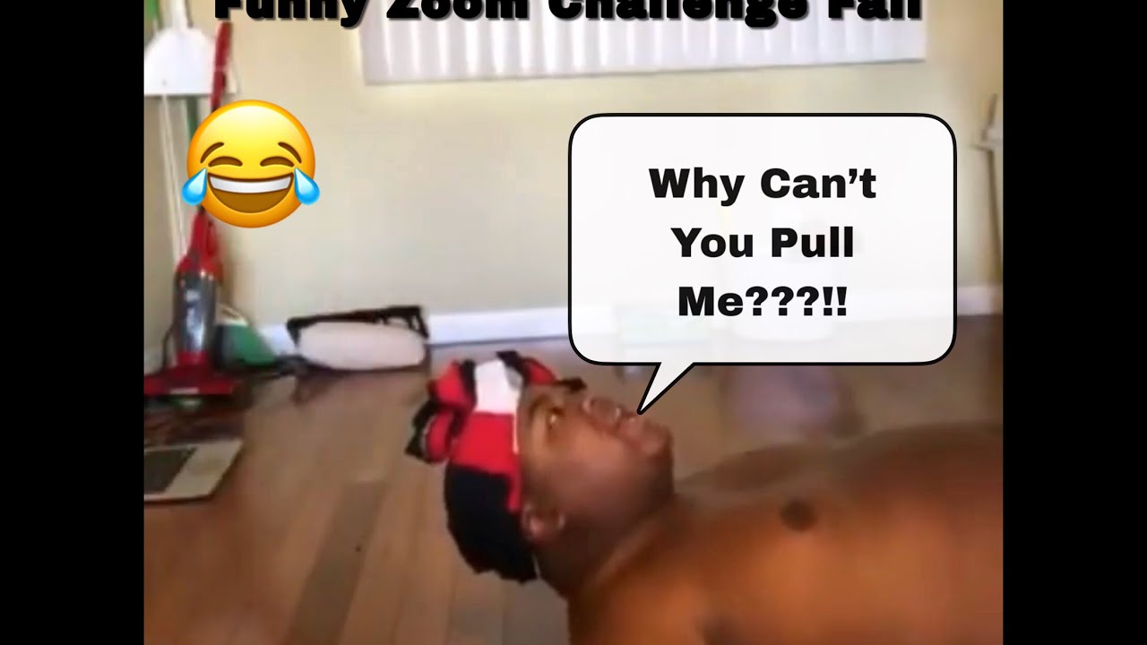 Fat Guy Funny Zoom Challenge Fail😂