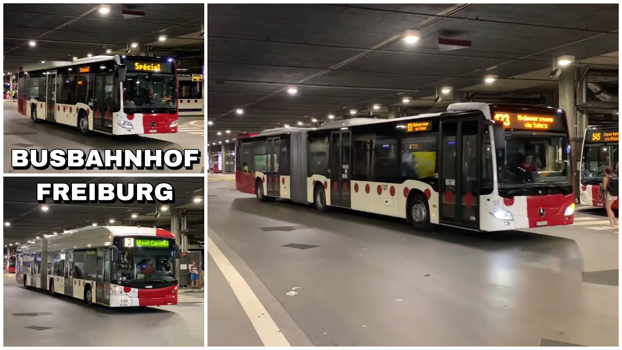 Busse beim Bahnhof Freiburg | Buses at Fribourg Station (2022)