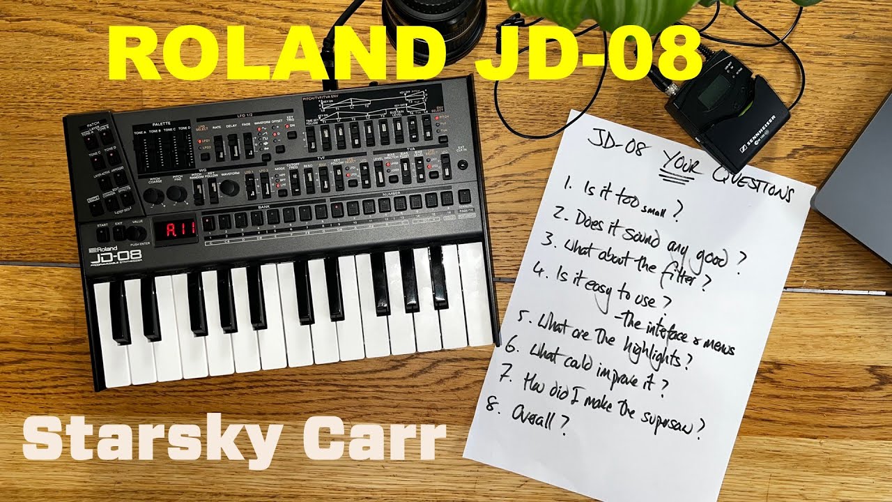 JD-08 Roland's little box of fun // YOUR QUESTIONS // demo + review