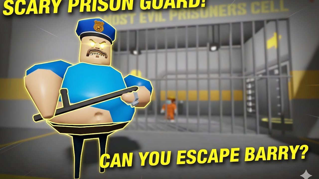 Barry's Prison Run - Roblox New Update, Walkthrough Game 