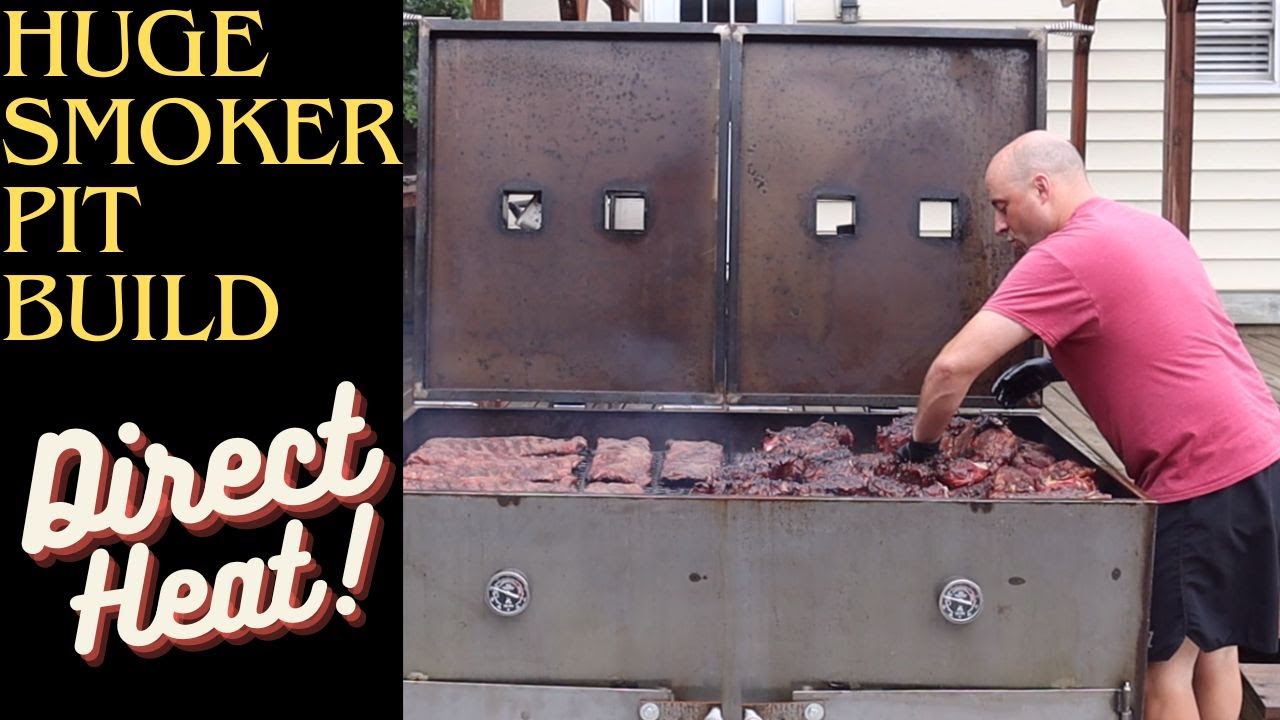 Big Direct Heat Pit Build for J N Willy's BBQ