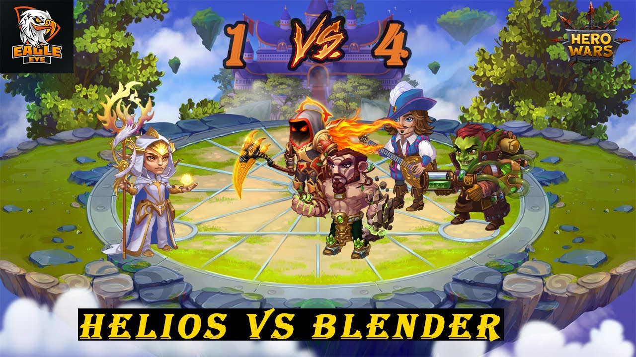 Helios vs Keira blender team | Hero Wars | Eagle Eye Gaming