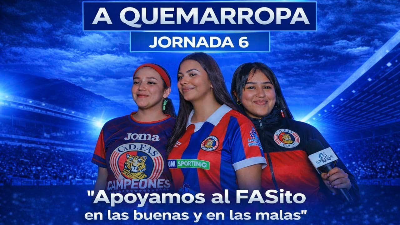 A quemarropa jornada 6 “apoyamos al FASito en las buenas y en las malas.