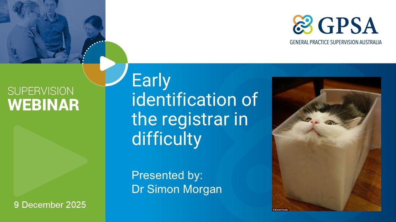 Early Identification of the Registrar in Difficulty