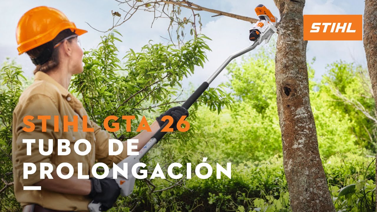 Tubo prolongador ergon&oacute;mico para la mini sierra GTA 26