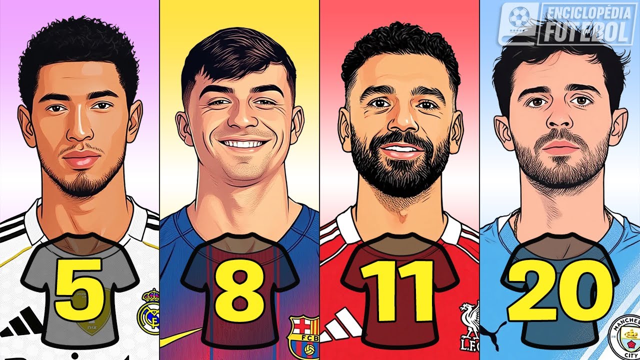O MELHOR Jogador de CADA NÚMERO atuando na EUROPA!