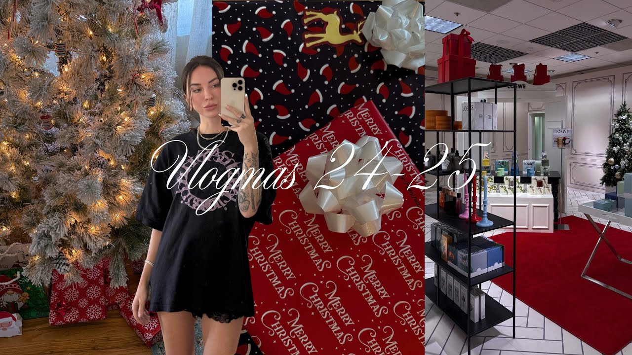 VLOGMAS den 24 & 25 - Vánoce, evropský market, zkouším nový makeup