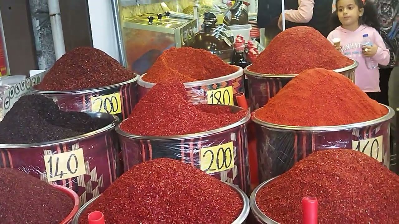 #baharat spice  çarşısı # fıstığı tatlısı türlü baharatlı yöresel ürünler Antep