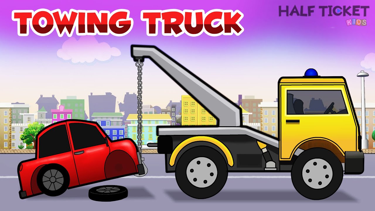 Real Monster Towing Truck - Videos For Kids | Real City Heroes Trucks
