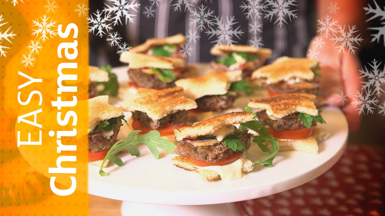 Star Mini Burgers - Easy Christmas Party Food | Sainsbury's