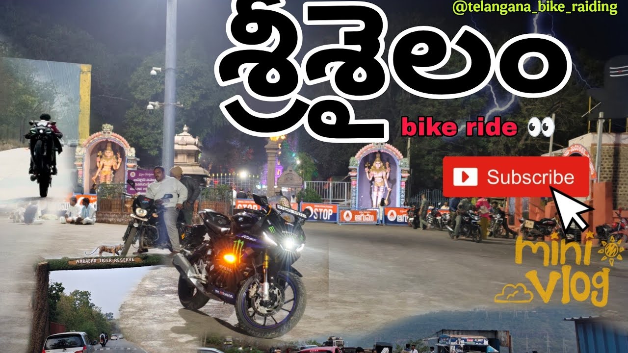 శ్రీశైలం అడవి లో జంతువులు ఉన్నాయ్?😳@telangana_bike_raidar subscribe #trending #bike #travel #forest 