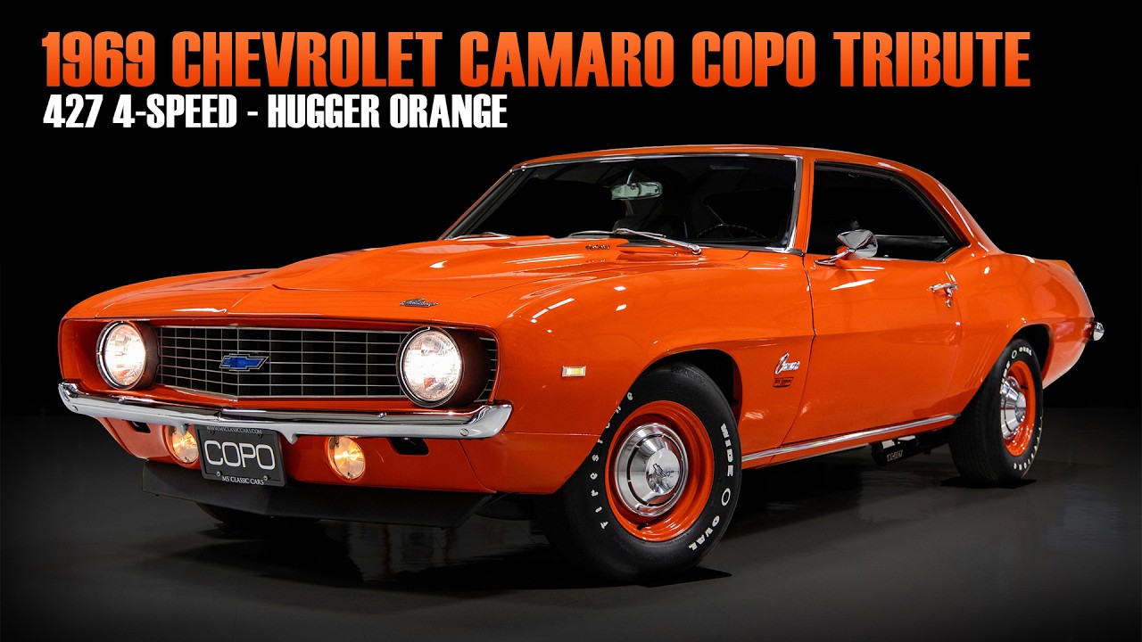 Chevrolet Camaro COPO 1969 Tribute | 427 V8 | 4-biegowa skrzynia | Hugger Orange