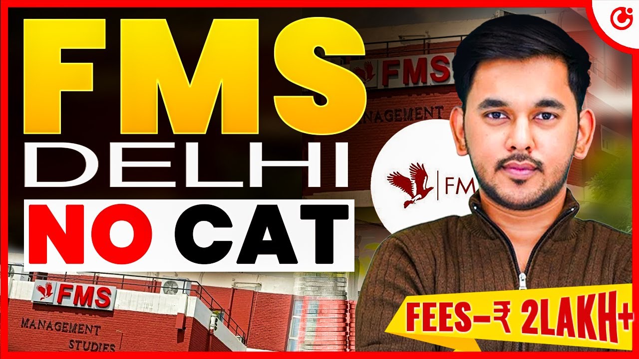 🚫NO CAT | MBA from FMS Delhi 😱 Direct Admission | FMS Executive MBA | Eligibility, Fees & Placement