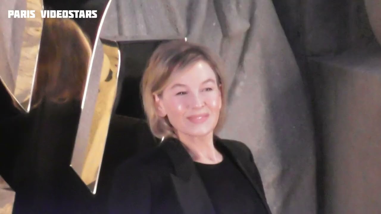 Renee Zellweger @ Paris Fashion Week 29 september 2025 show Yves Saint Laurent YSL