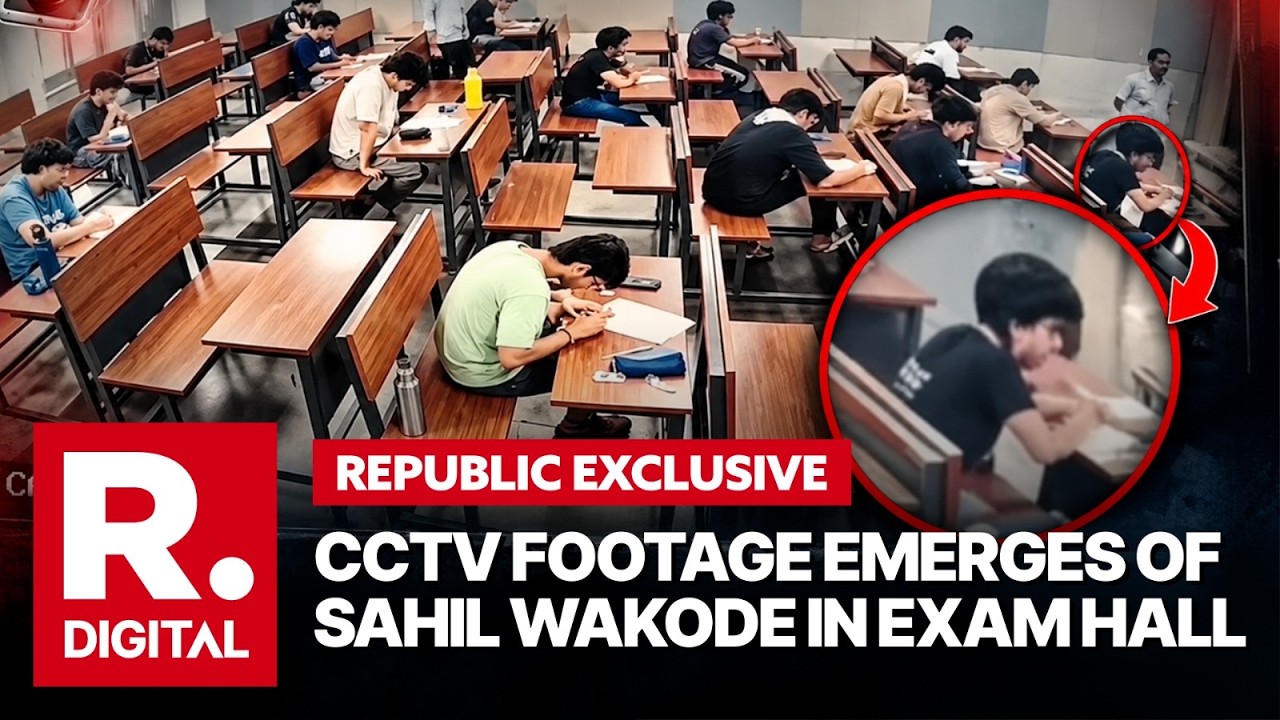 IIT Bombay Death Case: CCTV Captures Sahil Wakode Peeping in Pocket Before Being Escorted Out
