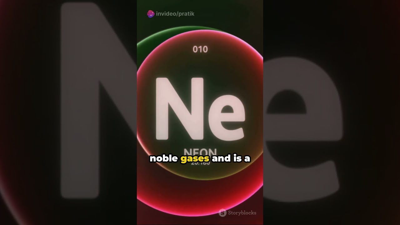 Neon the element of wonder #sciencefacts #naturalelements #chemistry #essentialelements #physics