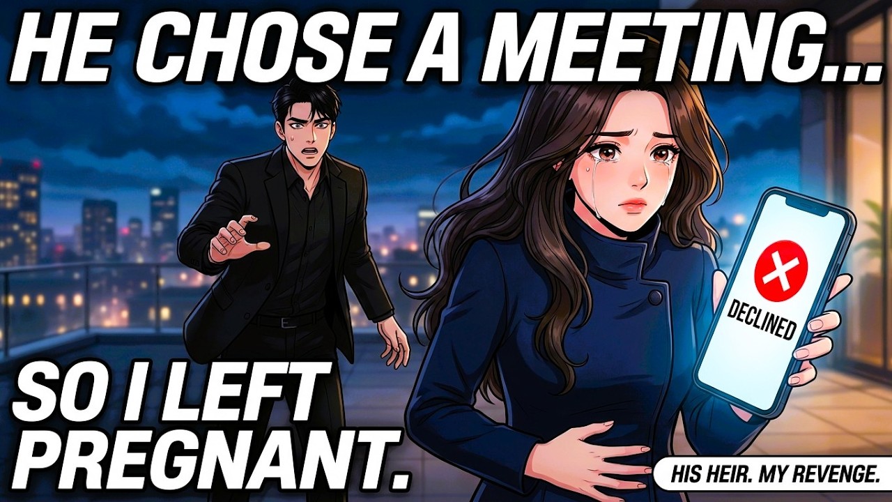 Alpha Chose a Meeting Over Me… So I Left With His Heir and My Revenge 💔📵🔥